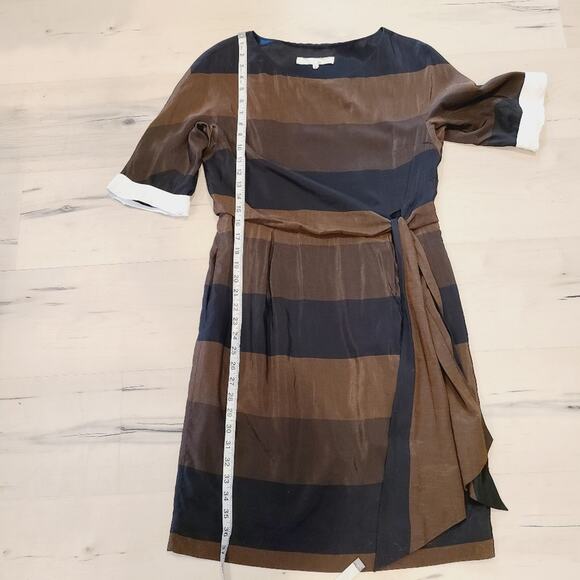 3.1 Phillip Lim Striped Dress With Waist Tie - Picture 6 of 7